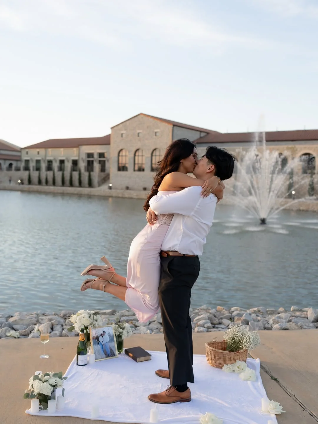 Dallas Cowboys Cheerleader Allison Khong Said Yes by the Water, and It Felt Straight Out of a Movie