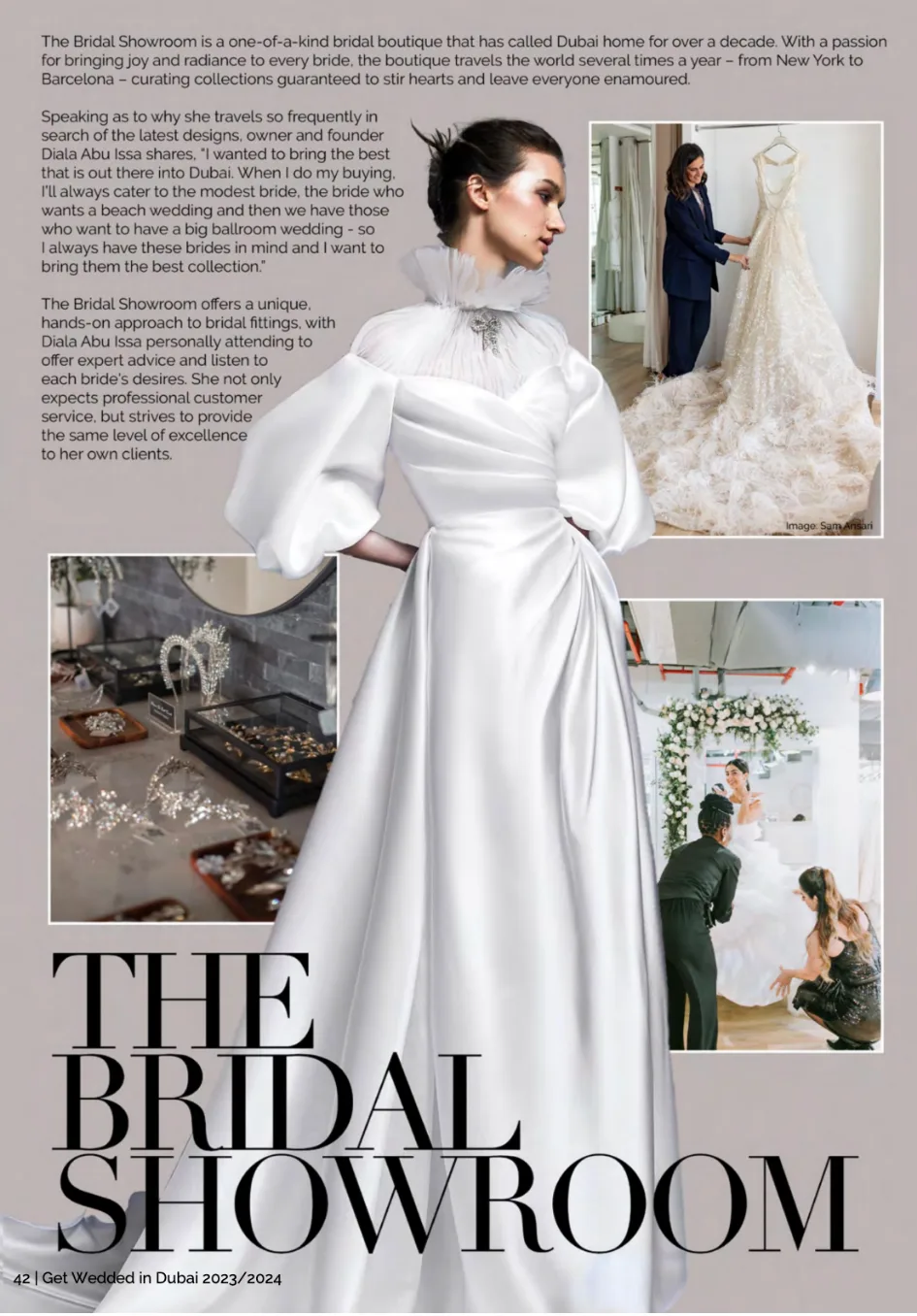 Get Wedded Beauty Guide editorial page