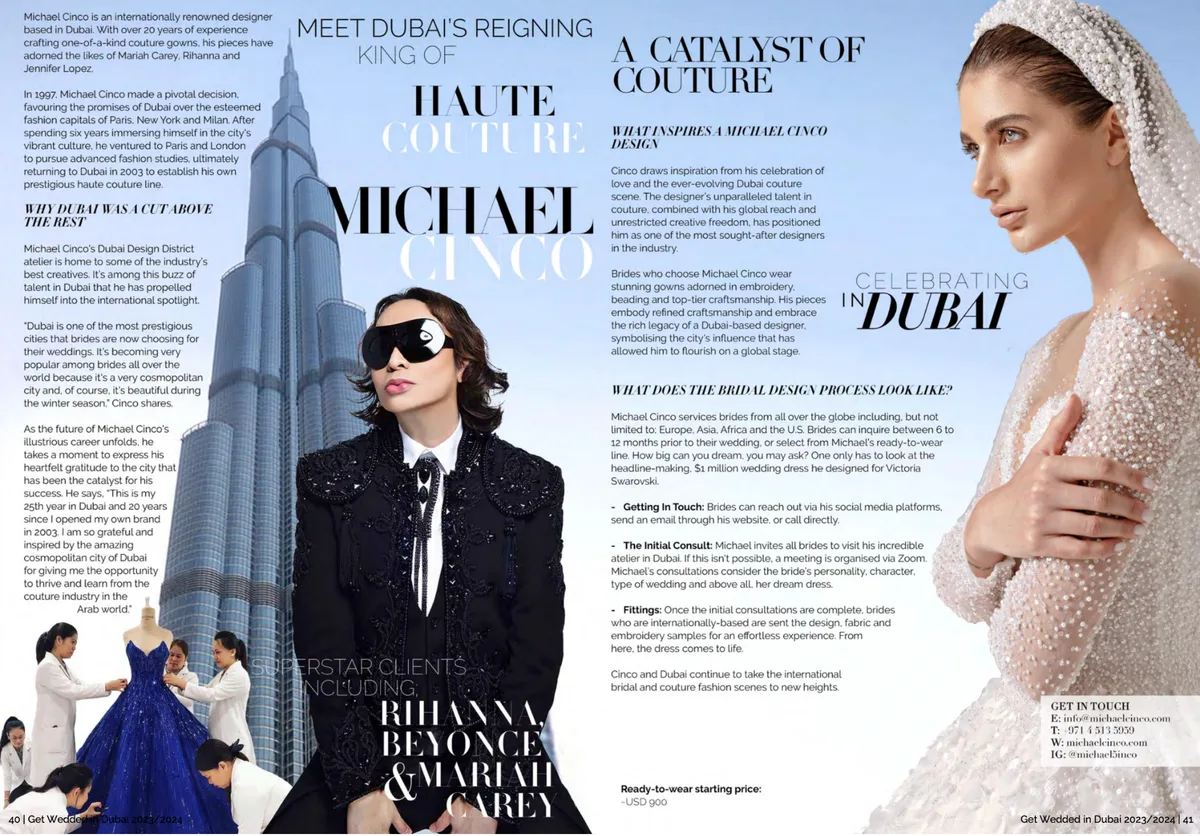 Get Wedded Beauty Guide editorial spread