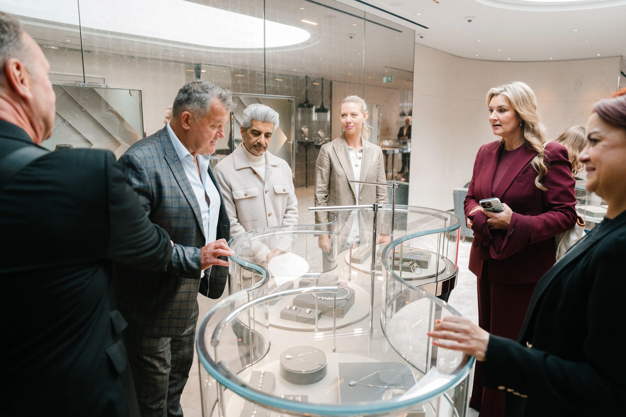 Hosted buyers viewing supplier displays at Wedded Exchange