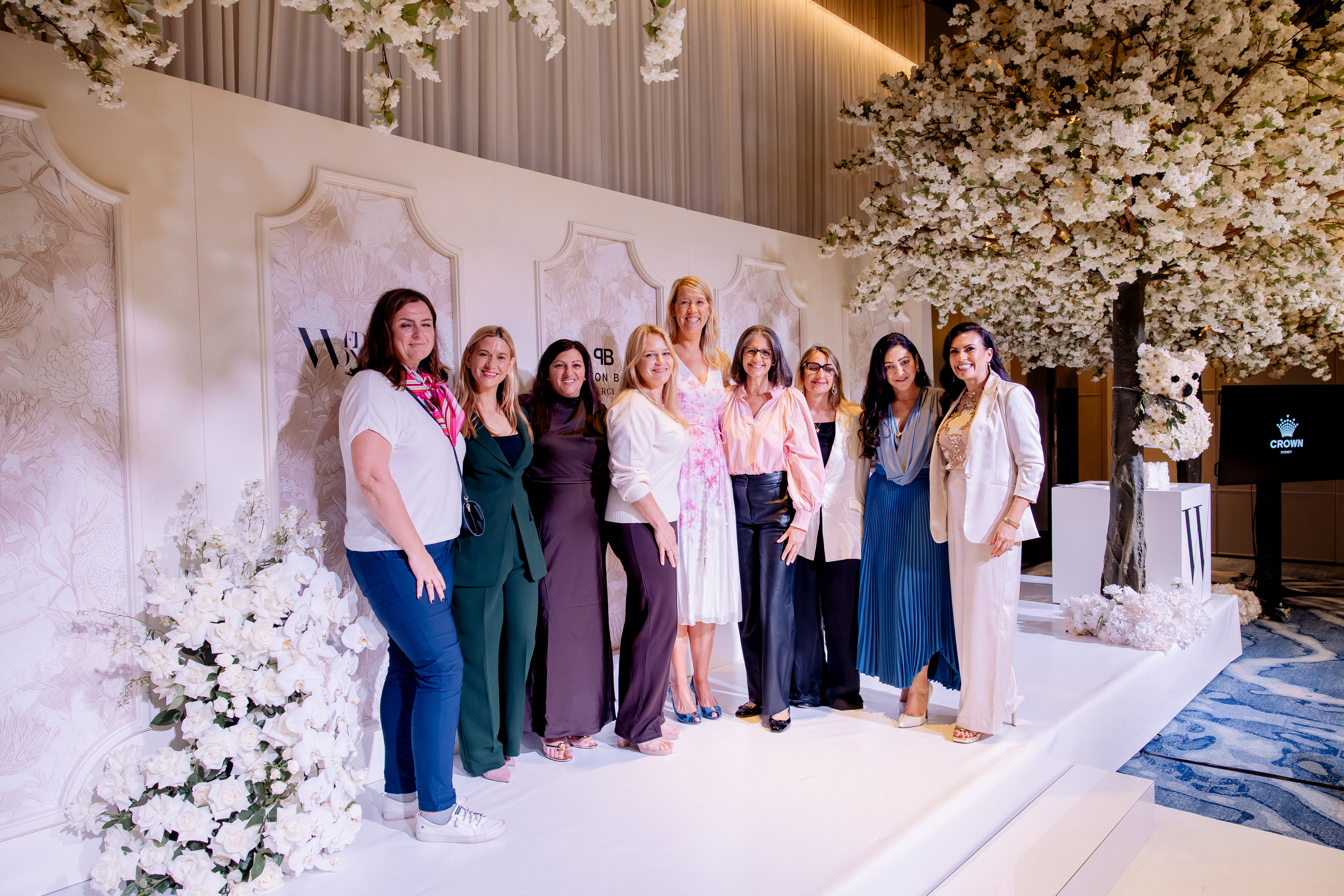 A high-contrast runway performance moment at Wedded World