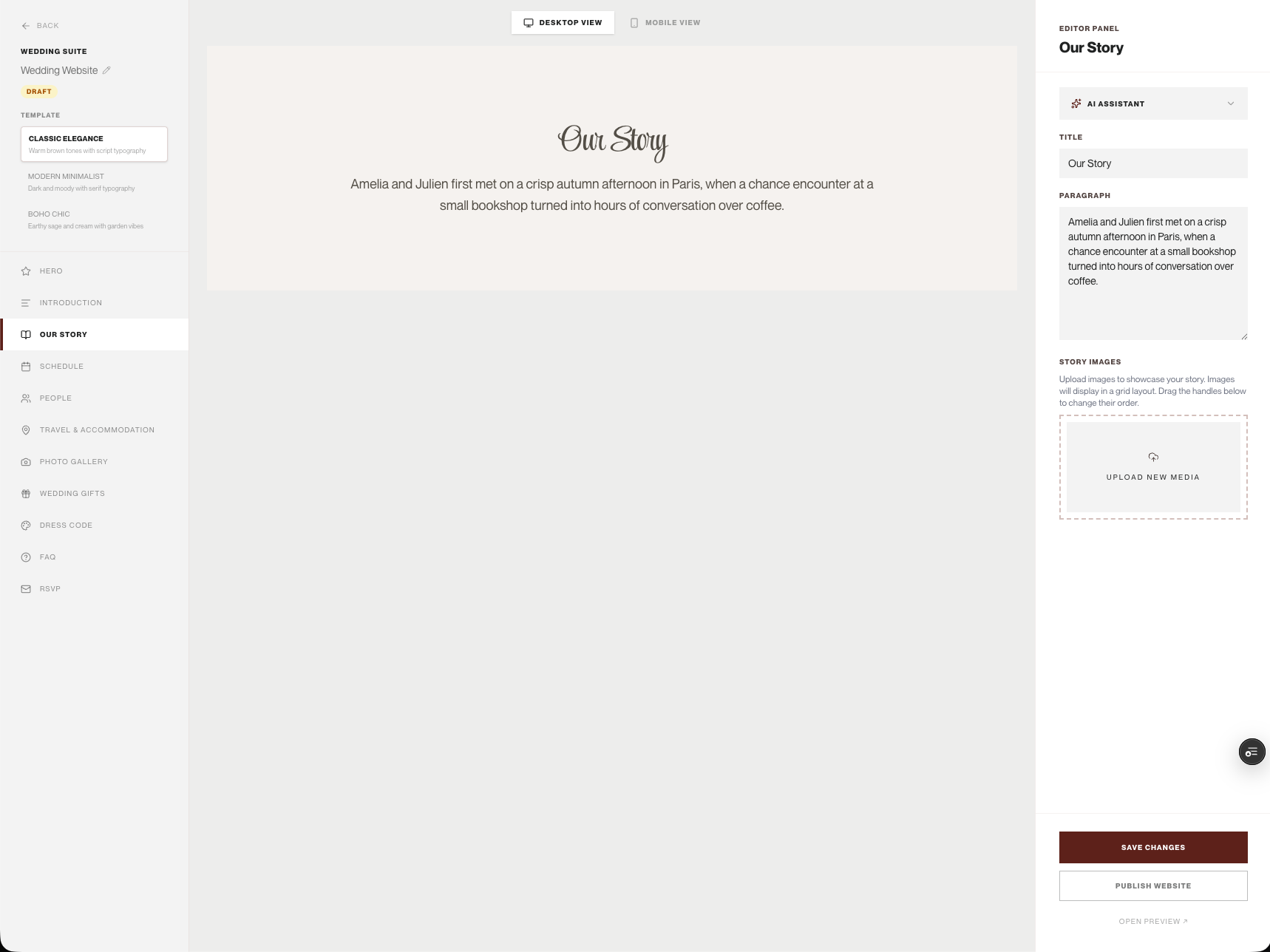 Your event dashboard — RSVPs, headcount and live engagement at a glance